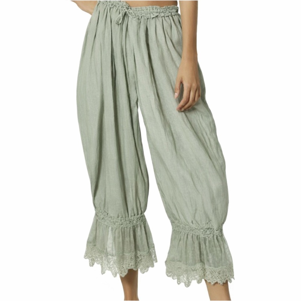 New color!! Ladies Bloomers- Sage Ivory & Pink